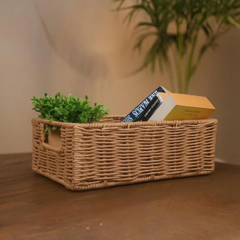 Zyrlor Raffia Storage Basket media 1