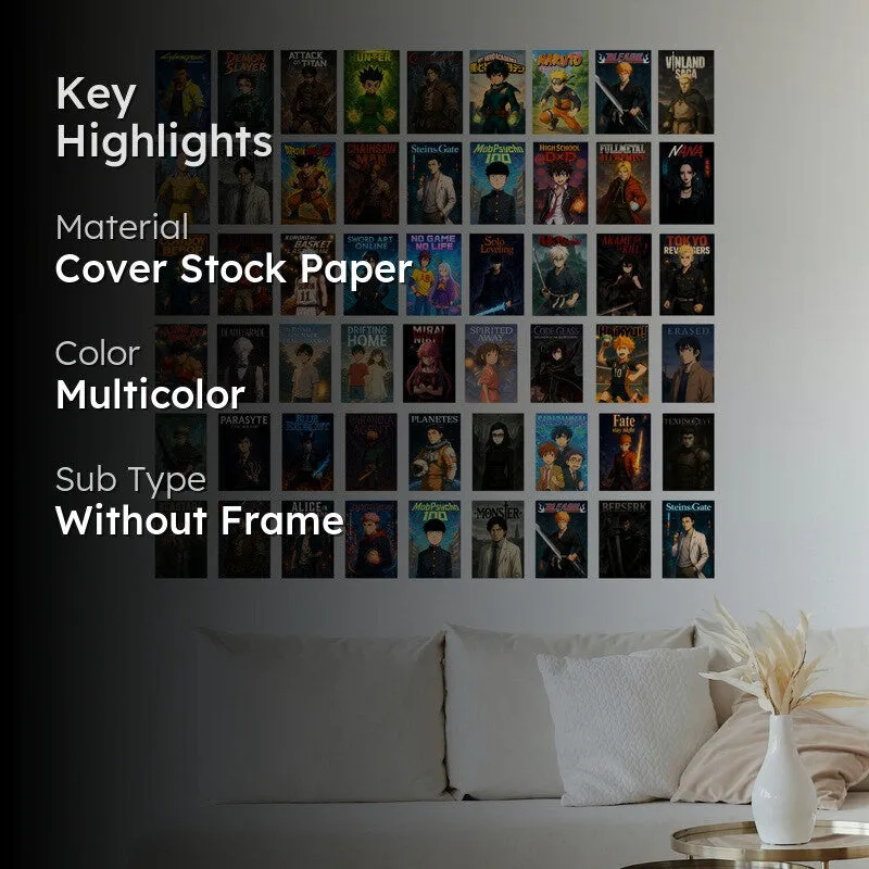 Visuale Wall Poster Without Frame - Set of Fifty Four media 2