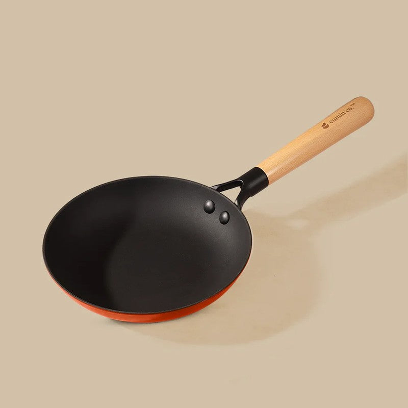 Cumin Co Enamel Cast Iron Frying Pan (Rust) - 1000 mL media 4
