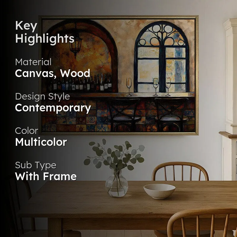 Buttressed Canvas Wall Painting With Frame media 2