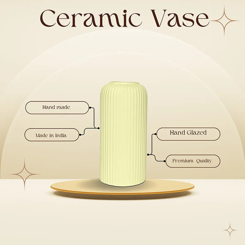 Ceramiq Luxe Ceramic Vase - Light Green media 5