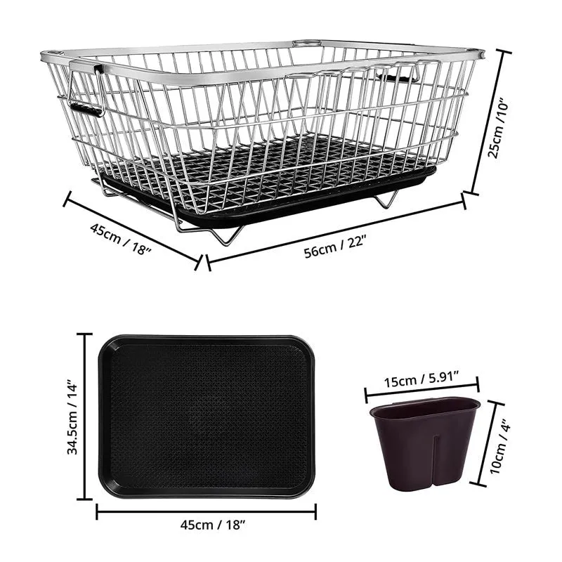 Dripo Stainless Steel Dish Draining Rack media 8