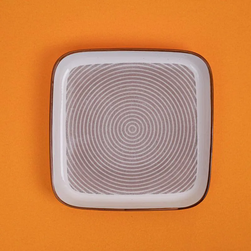 Trovo Square Snack Plate - Set Of Two media 4