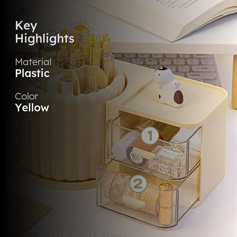 Archivum Plastic Desk Organiser - Cream media 2