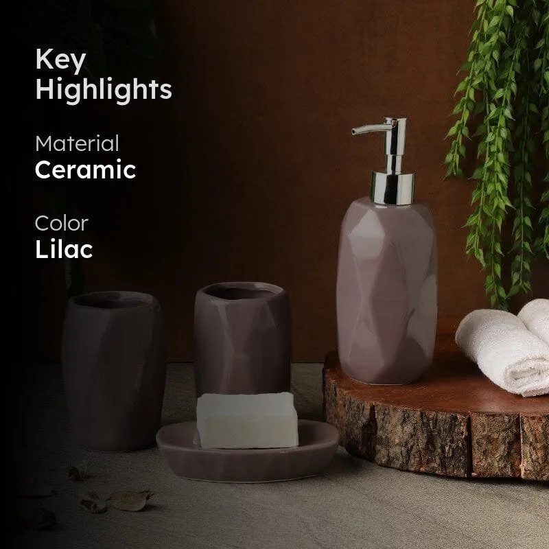 Scuzy Rhombic Bathroom Set media 2