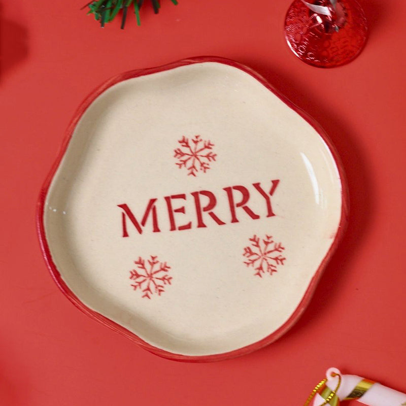 Merry Ceramic Quarter Plate