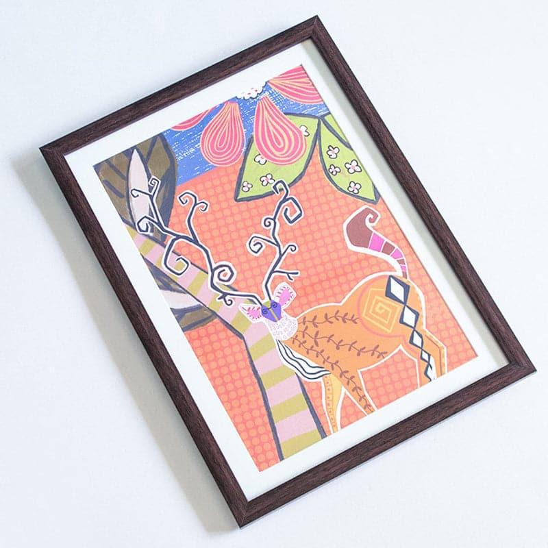 Trinova Deer Wooden Wall Art media 4
