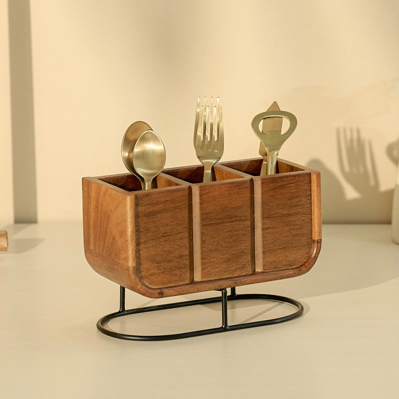 Ark Wooden Cutlery Holder