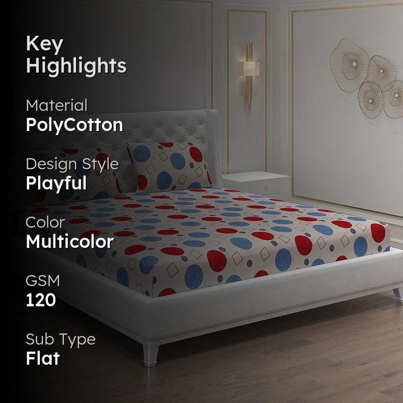 Monte Carlo Doodle Flow Bedsheet - 120 GSM media 2