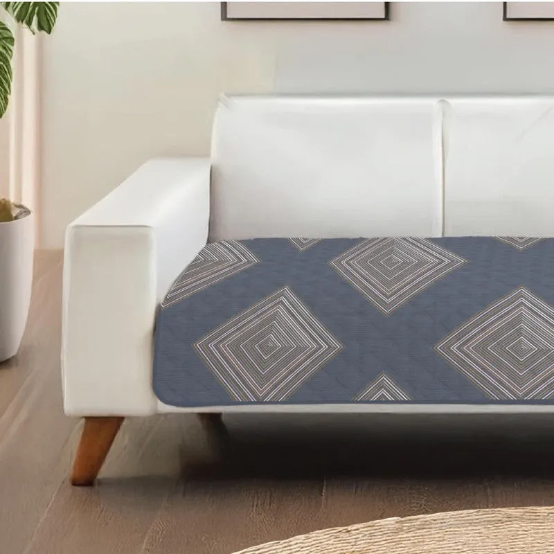 Urban Space Geo Chic Sofa Cover - Grey media 4
