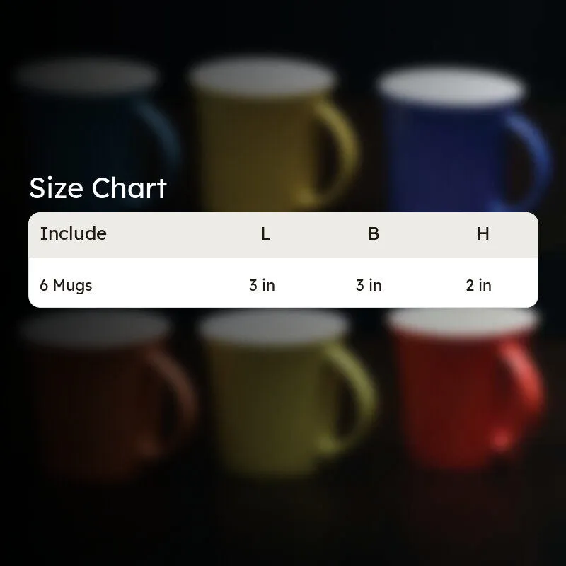 Yeila Bone China Tea Cup (200 mL Each) - Set of Six media 6