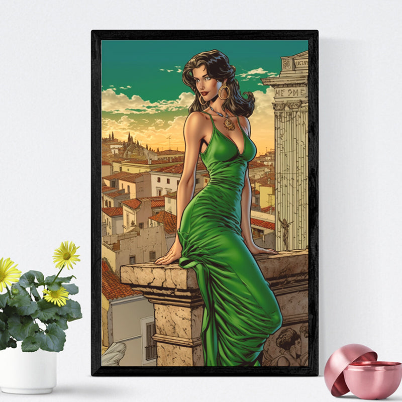 Milan Diva Wall Painting