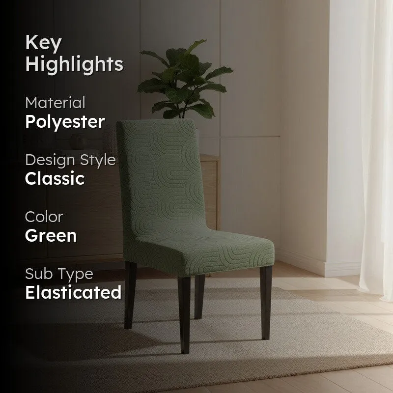 CasaCharm Fit Chair Cover - Green media 2