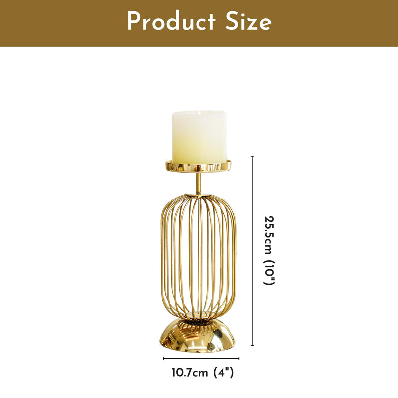 Aurin Metal Candle Holder media 8