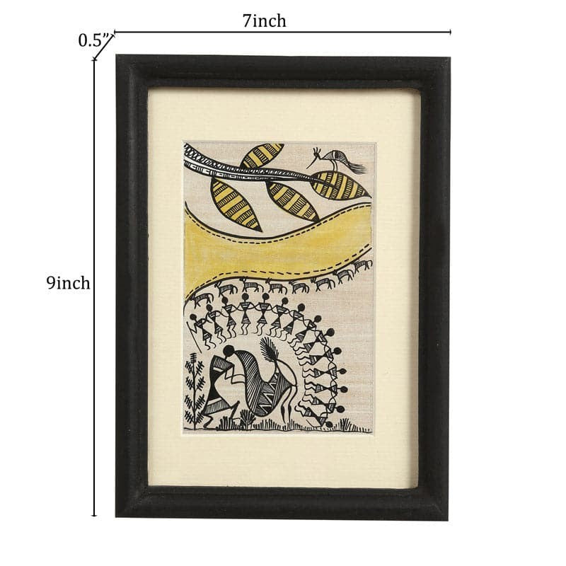 Chandreya Warli Wooden Wall Art media 3