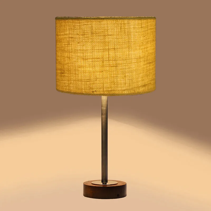 Sienna I Rodin Wooden Table Lamp - Yellow,Silver,Brown media 6