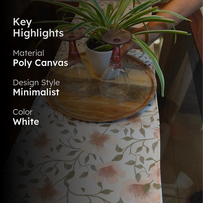 Peshio Poly Canvas Table Runner media 2