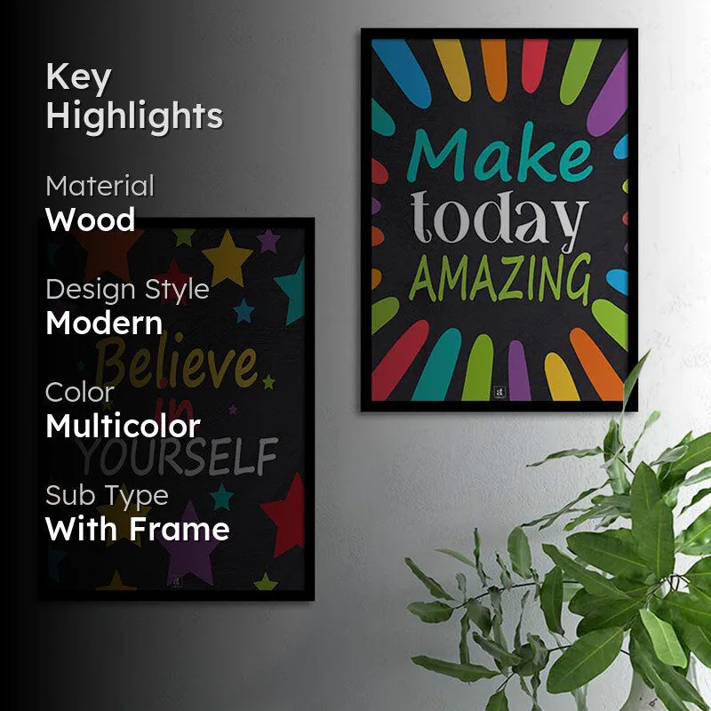Make Today Amazing Wall Art - Set Of Two media 2