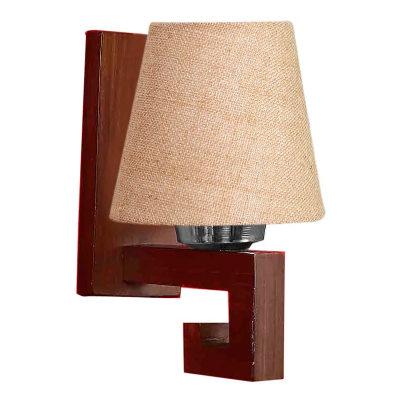 Bysseus Conical Wooden Wall Lamp media 5