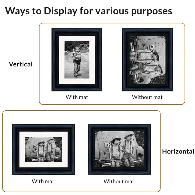 Timberline Charm Photo Frame (Black) - Set Of Four media 4