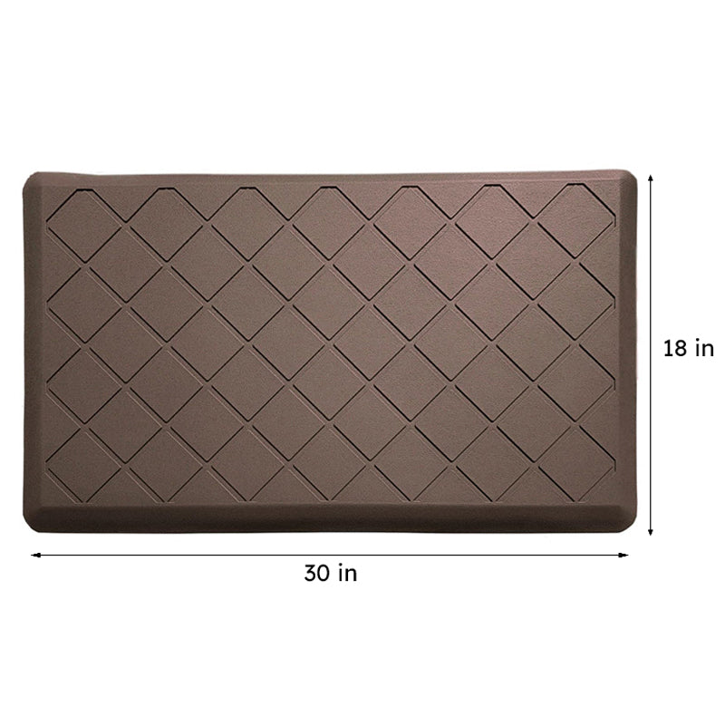 Geo Step Anti Skid PVC Anti-Fatigue Mat - Grey media 9