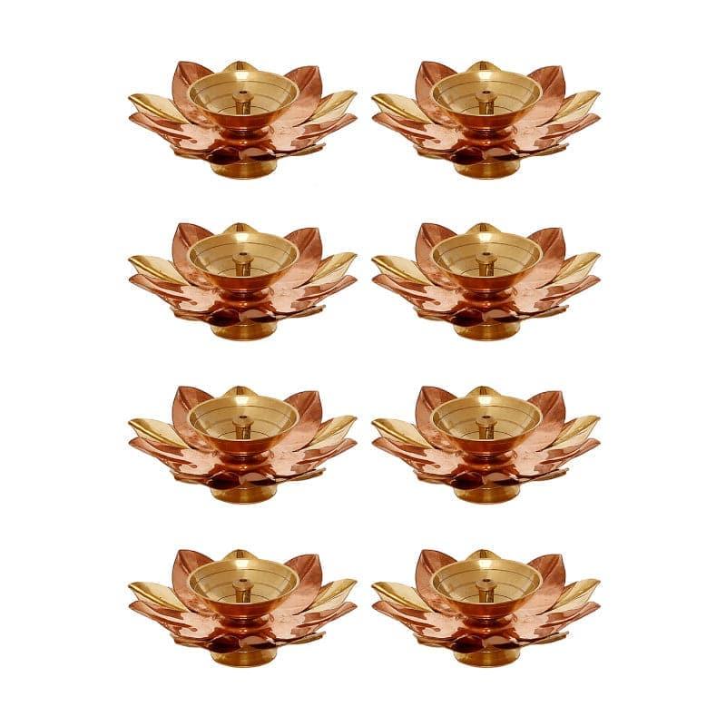 Dvija Pushp Diya - Set Of Eight media 3