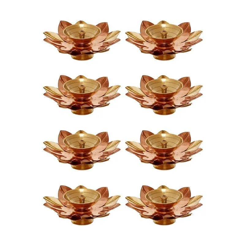 Dvija Pushp Diya - Set Of Eight media 3