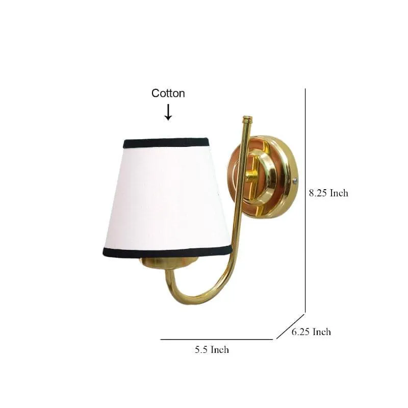 Galora Fista Fabric & Metal Wall Lamp media 5