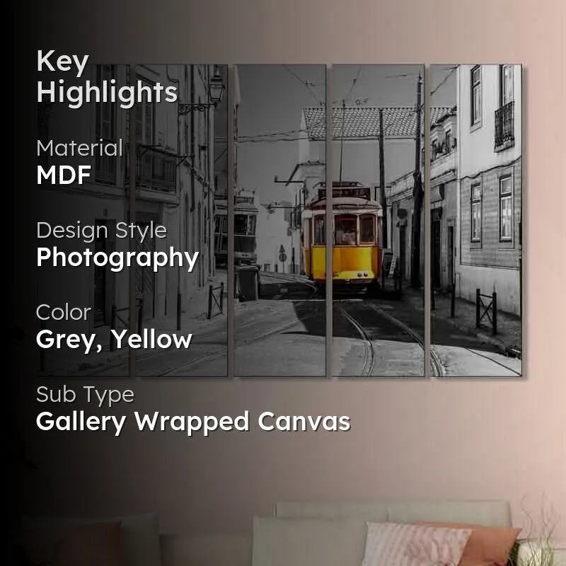 Train Journey Wall Art - Five Piece Set media 2