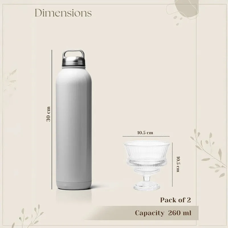 Solvia Ice Cream Cup(260 mL) - Set Of Two - 8