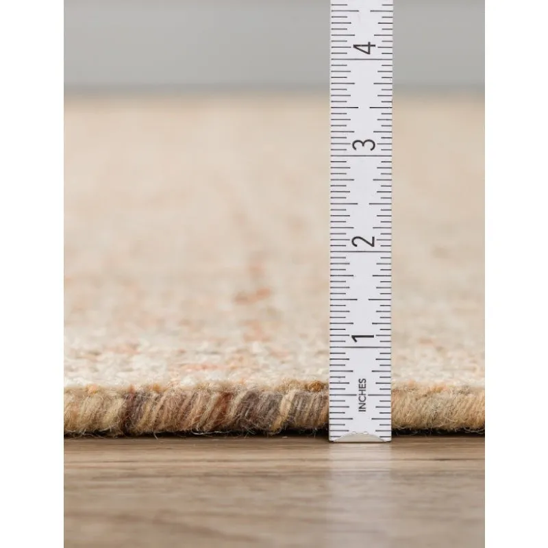 Handloom Hand Tufted Harmony Wool Rug - Brown & Orange media 9