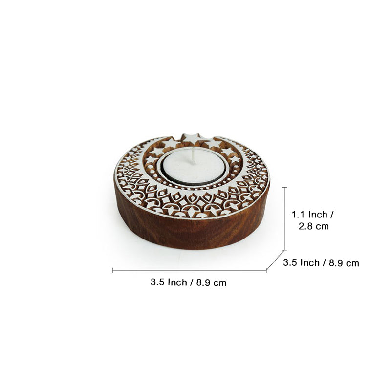 Moon Shimmer Tealight Candle Holder - Set Of Two media 6