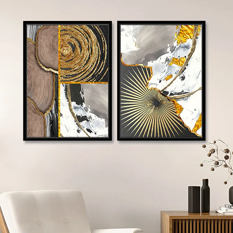 Wisdom Of Ages Wall Art - Set Of Two media 1