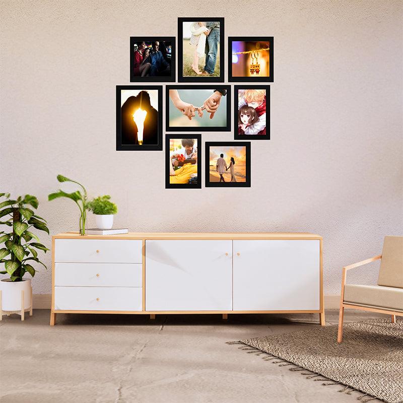 Nuit Photo Frame (Black) - Set Of Eight