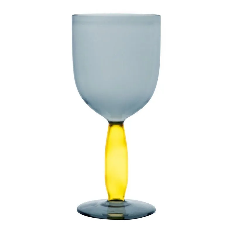 Golden Stem Goblet Glass(280 mL) - Set Of Two media 4