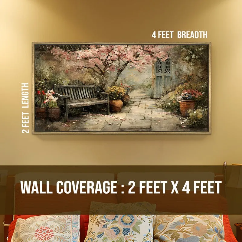 Vintage Europe Bloom Tree Loveseat Wall Art media 8