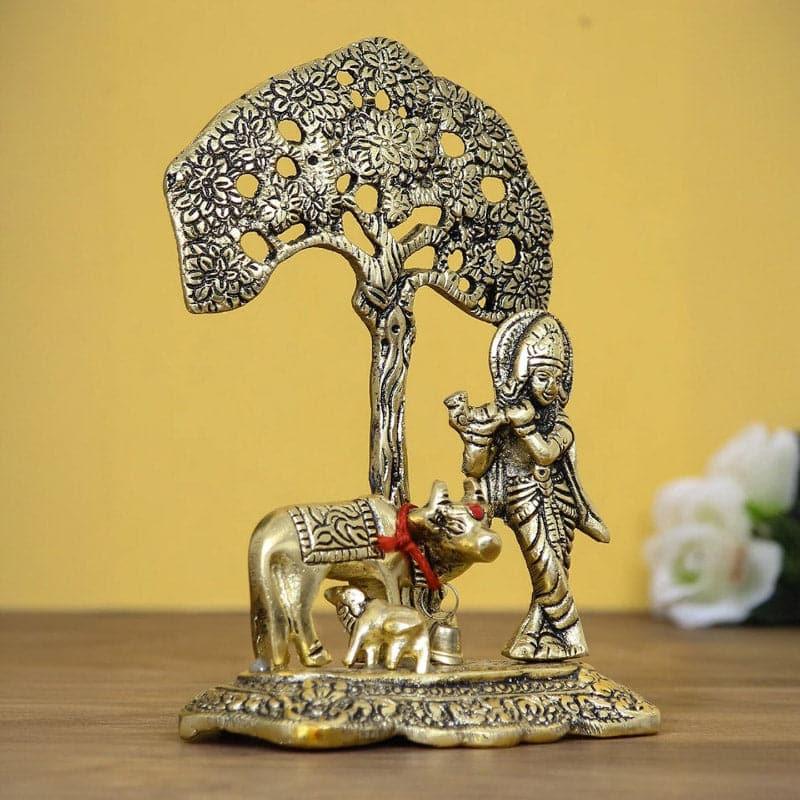 Krishna With Nandi Idol