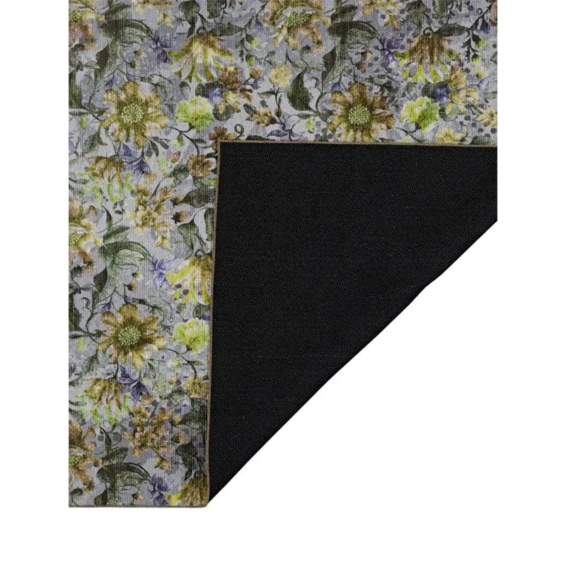 Sumaya Floral Carpet - Grey media 7