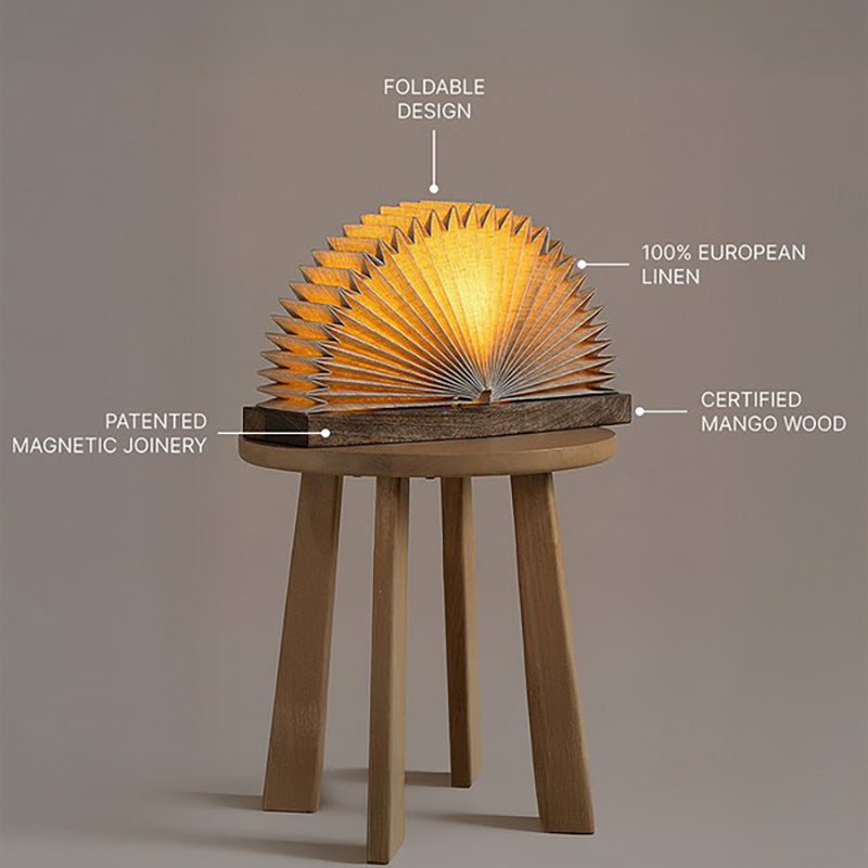 Fig Living Cotton Table Lamp - Beige media 3
