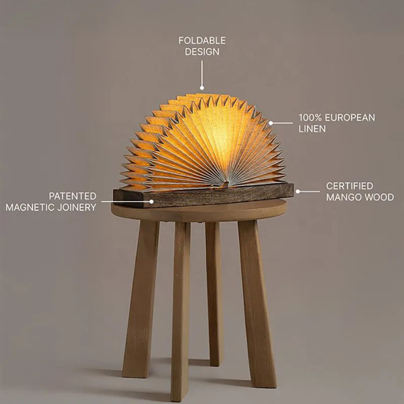 Fig Living Cotton Table Lamp - Beige media 3