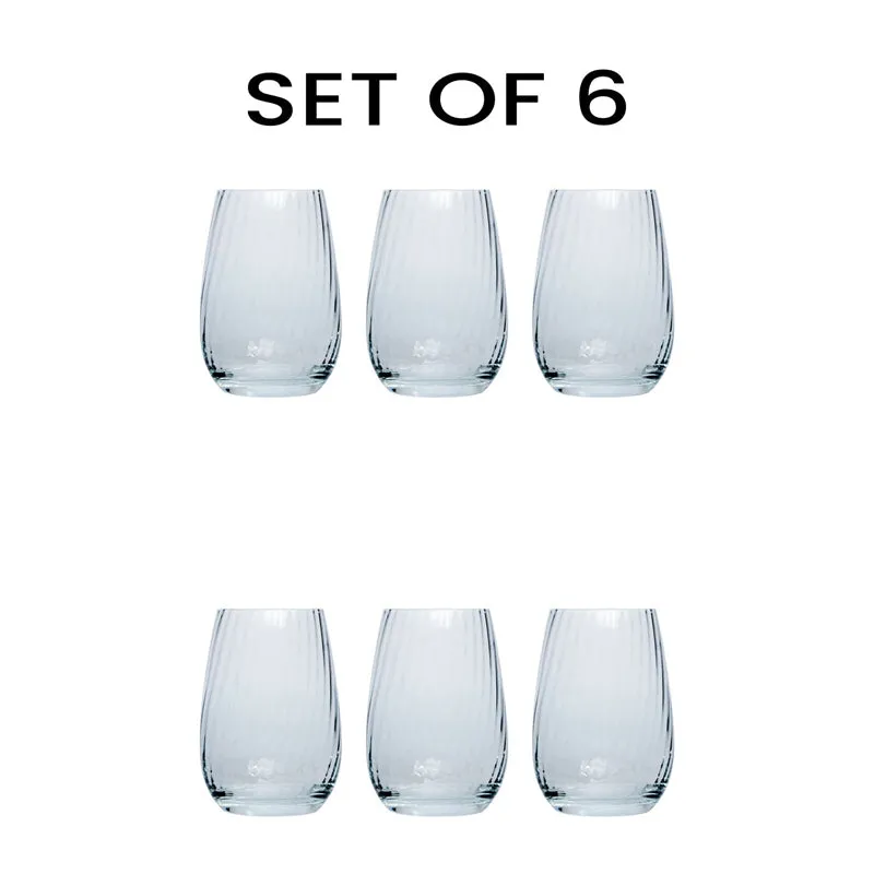 Luminarc Serena Ribbed Glasses (370 mL) - Set Of Six media 4
