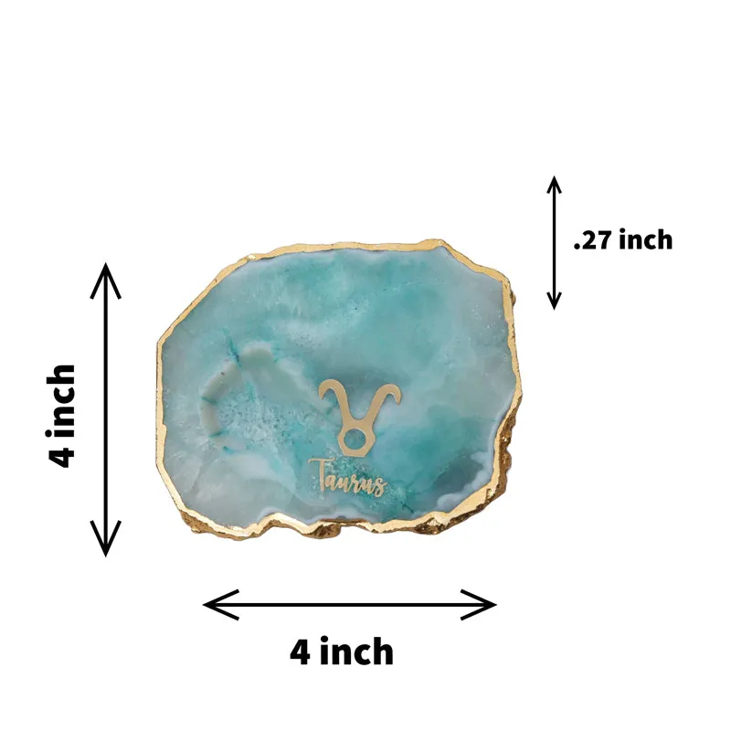 Taurus Agate Coaster - Turquoise media 3