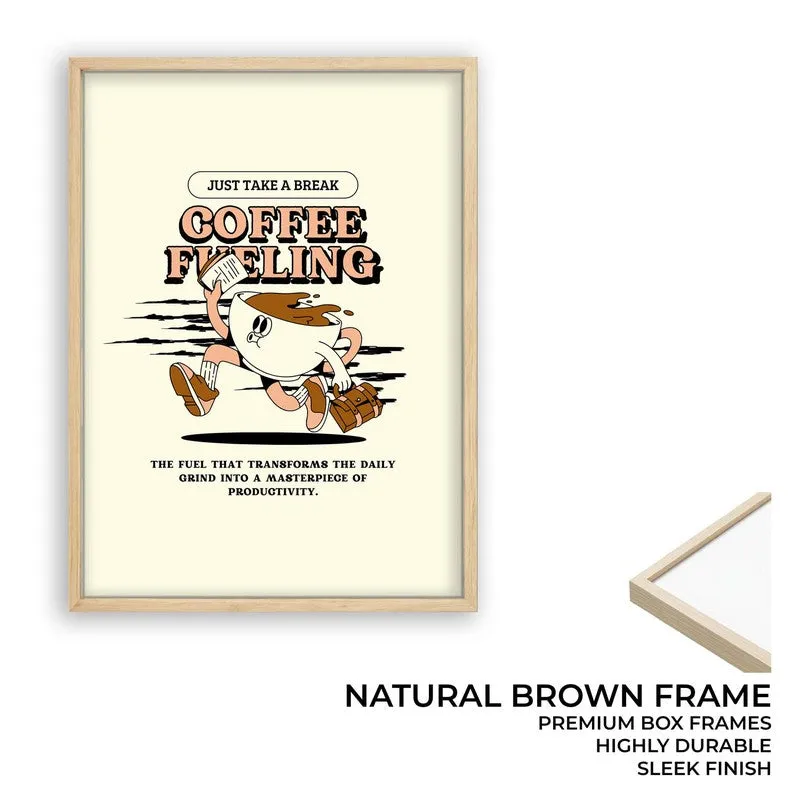 CoffeeRun Archival Canvas Wall Art - Brown media 9