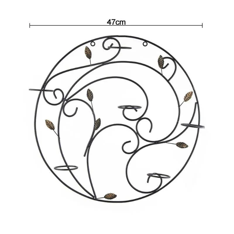 Spiral Twig Candle Holder - Blue media 3