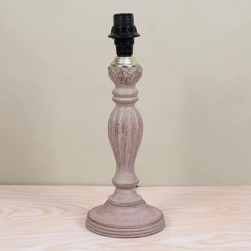 Luna Borealis Sabi Printed Mango Wood Table Lamp - Multicolor media 5