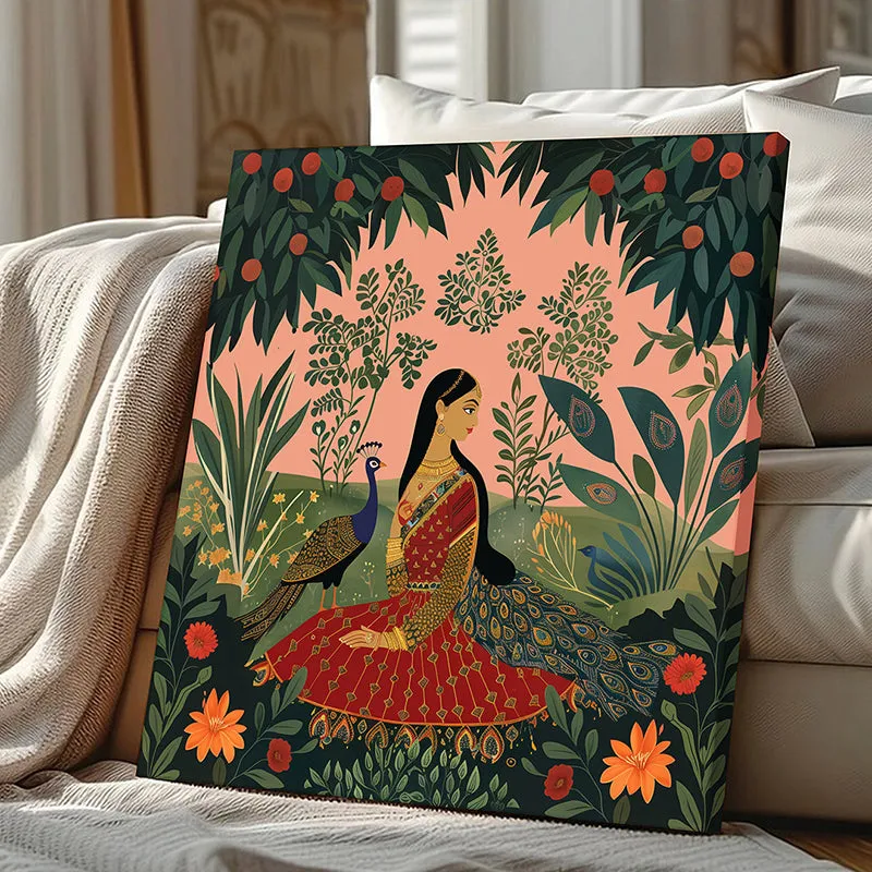 Princess In Garden Canvas Wall Art media 2