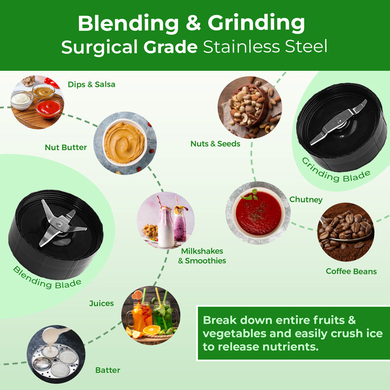 Balzano Bullet Mixer Grinder - 500 W media 6