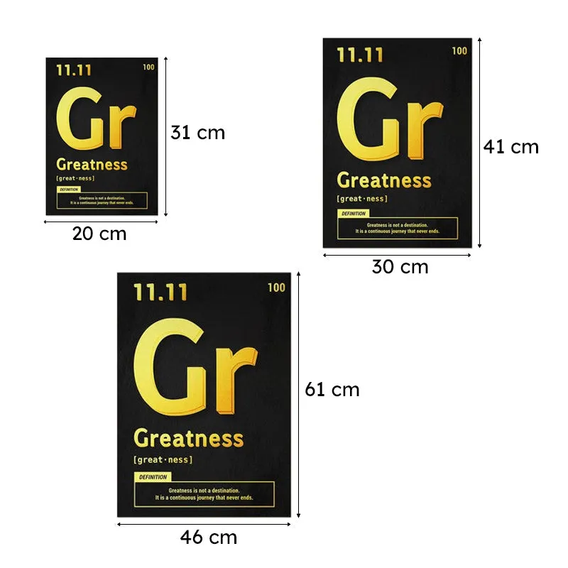 Golden Greatness Wall Poster media 11