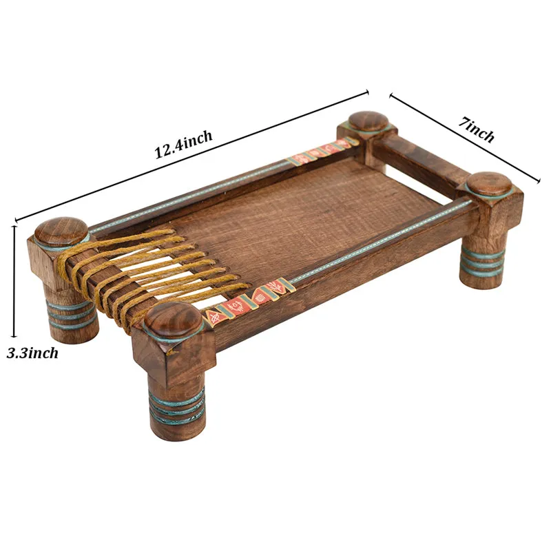 Heritage Charpai Wood Platter media 6