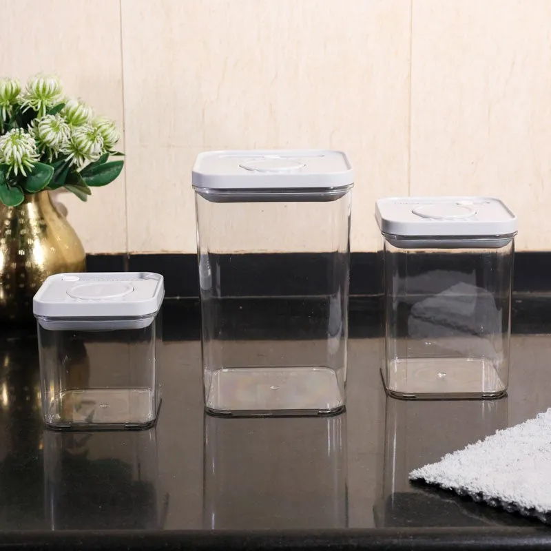SealPro Transparent Clear PET Container (600 mL/1250 mL/2200 mL) - Set of Three media 3